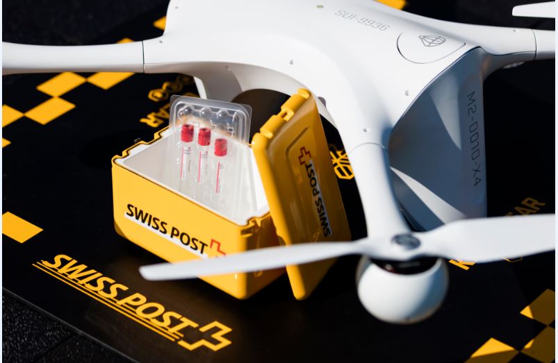 İsviçre’de Laboratuvar Numuneleri Drone'larla Taşınacak 