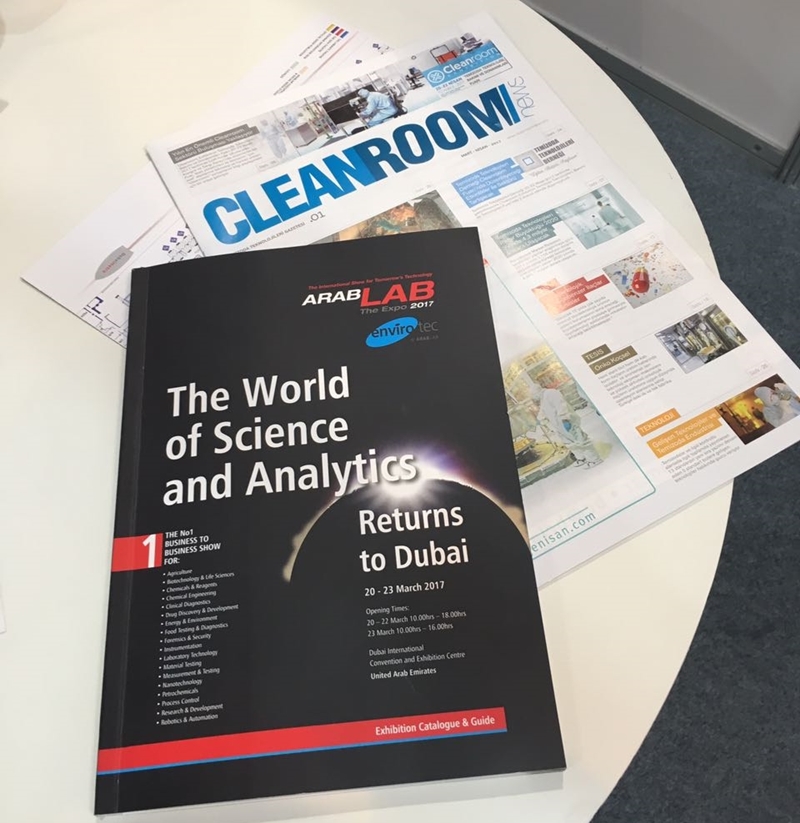 Cleanroom News ArabLab 2017'de Tanıtıldı